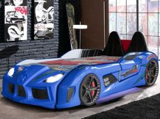 Детская кровать машина MUSVENUS AUDI blue 190х90 см